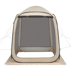 VEVOR Screen House Tent, 6 x 6 ft, 4-6 Person Pop Up Screen Tent, Portable Screened in Canopy with Carry Bag, Netting Sides, Ground Stakes, for G